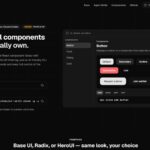 CLIで必要なコンポーネントを追加できるオープンソースのReact向けのオープンソースUIコンポーネントライブラリ・「elorm/ui」