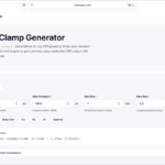 レスポンシブの対応はメディアクエリとclamp()の使い分けが大事! あらゆるプロパティに対応したclamp()の値を生成できる便利ツール -CSS Clamp Generator