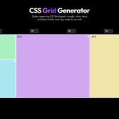 CSS Gridをノーコードで視覚的にレイアウトできるオープンソースのWebアプリ・「Gridzzly」