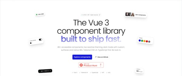 Vue + Tailwindで構成されたアクセシビリティファーストなオープンソースのUIコンポーネントライブラリ・「Mood UI」