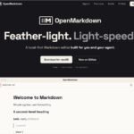 AIエージェントと共同編集できるよう設計されたMacOS向けMarkdownエディター・「OpenMarkdown」