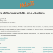 これまでJavaScriptで実装していたWebUIを最新のHTMLとCSSだけで軽く作るためのコード実装例集
