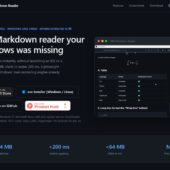 軽量でクロスプラットフォーム対応の使いやすいオープンソースMarkdownリーダー・「DBV Markdown Reader」