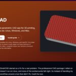 3Dプリンター向けに開発されたクロスプラットフォーム対応でオープンソースのパラトメリック3次元CADアプリ・「SindriCAD」