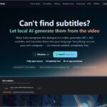 オフラインで利用できるオープンソースのAI動画字幕生成アプリ・「Wave Subs」