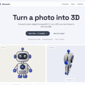 オープンソースのAIモデルで任意の画像を元に3Dモデルを自動生成する・「dioramic」