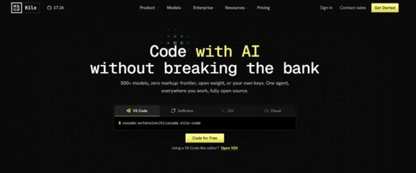 VS CodeやJetBrainsなど様々なツールで使えるオールインワンなオープンソースのAIエージェントエンジニアリングプラットフォーム・「Kilo Code」