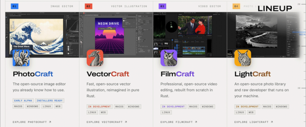 何これ、すごすぎる！！ PhotoshopやIllustratorをオープンソースで再構築、しかもWin、Mac、Linux、Web対応で無料