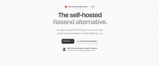 Resend代替として開発されたオープンソースのセルフホスト型電子メールプラットフォーム・「Opensend」